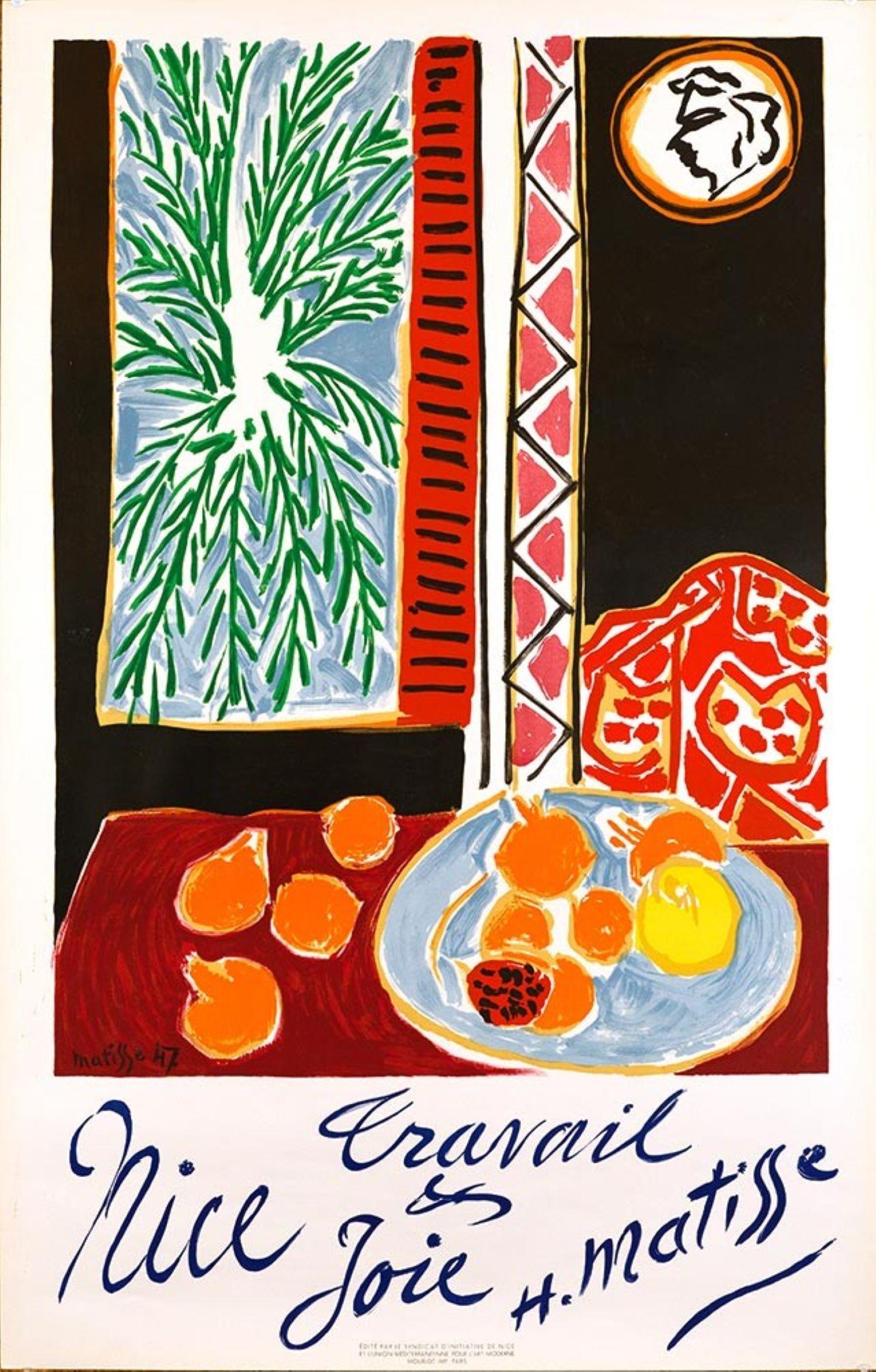 Nice Travail & Joie 1947 lithographie sur pierre

Par (d'après) Henri Matisse

Henri Matisse (1869-1954) était un artiste français et l'une des figures les plus influentes dans le développement de l'art moderne au 20e siècle. Il est surtout connu