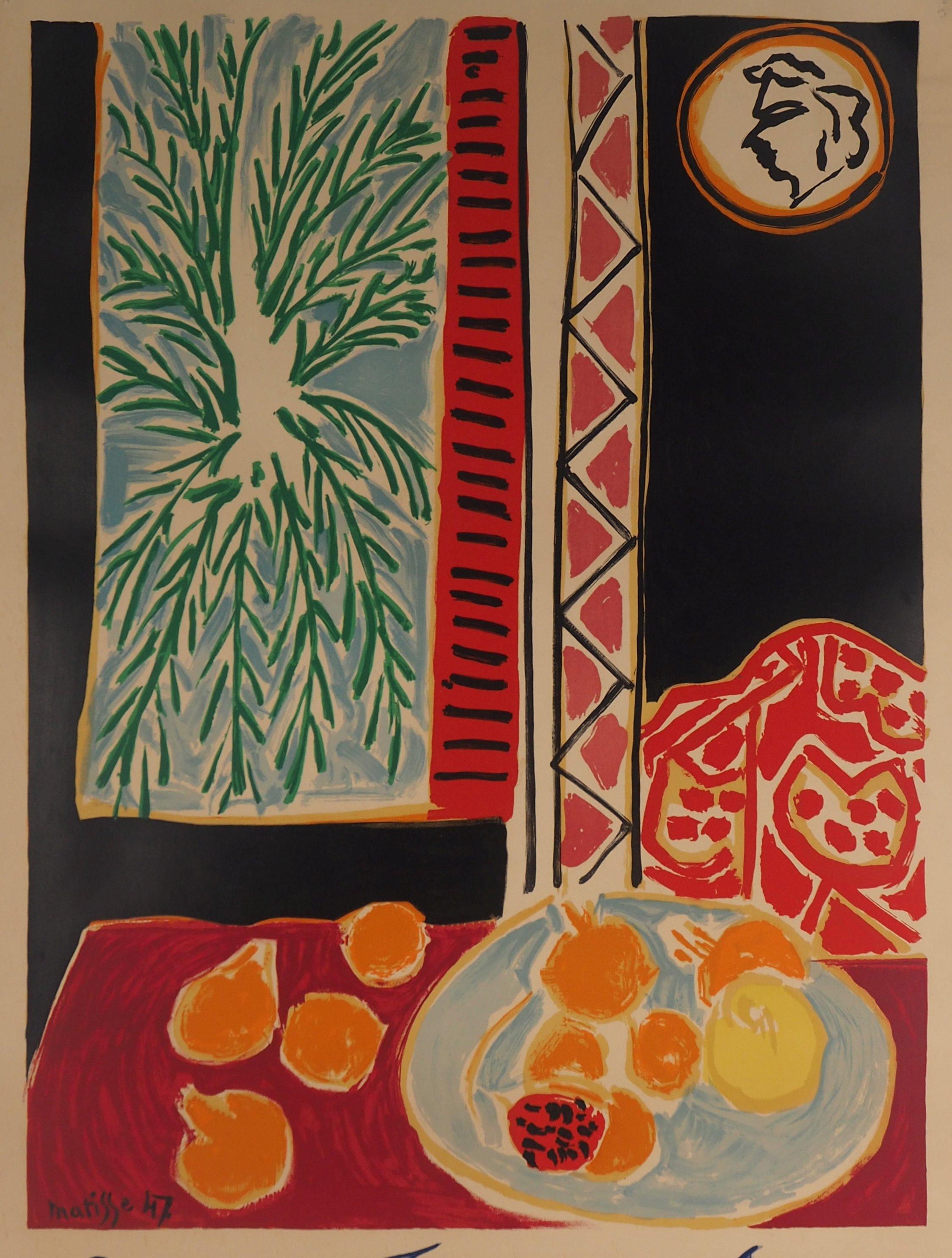 Nice, Travail, Joie (French Riviera, Work & Joy) - Original lithograph (Mourlot) - Print by Henri Matisse