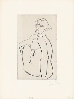 Nu assis, le dos vu de trois-quarts - 20th Century, Henri Matisse, Nude, Woman