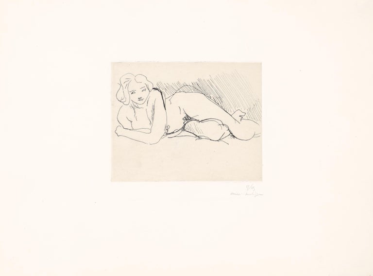 Henri Matisse Figurative Print - Nu couché