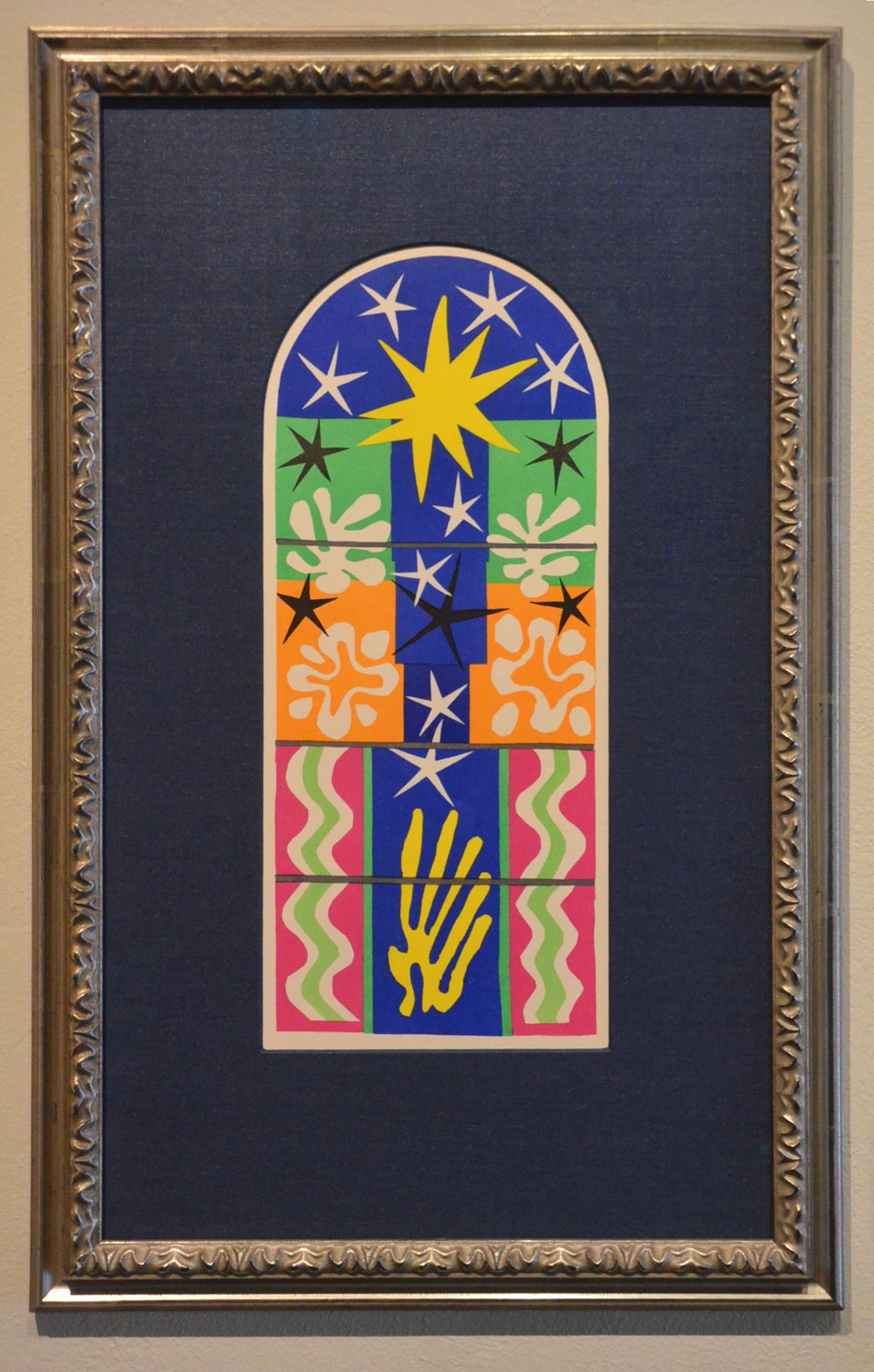 Nuit de Noel, Expressionist, colorful, framed lithograph - Print by Henri Matisse