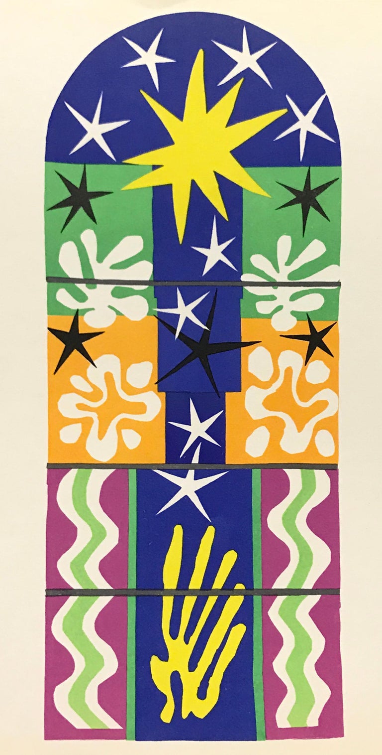Henri Matisse Nuit de Noel, colorful, framed lithograph
