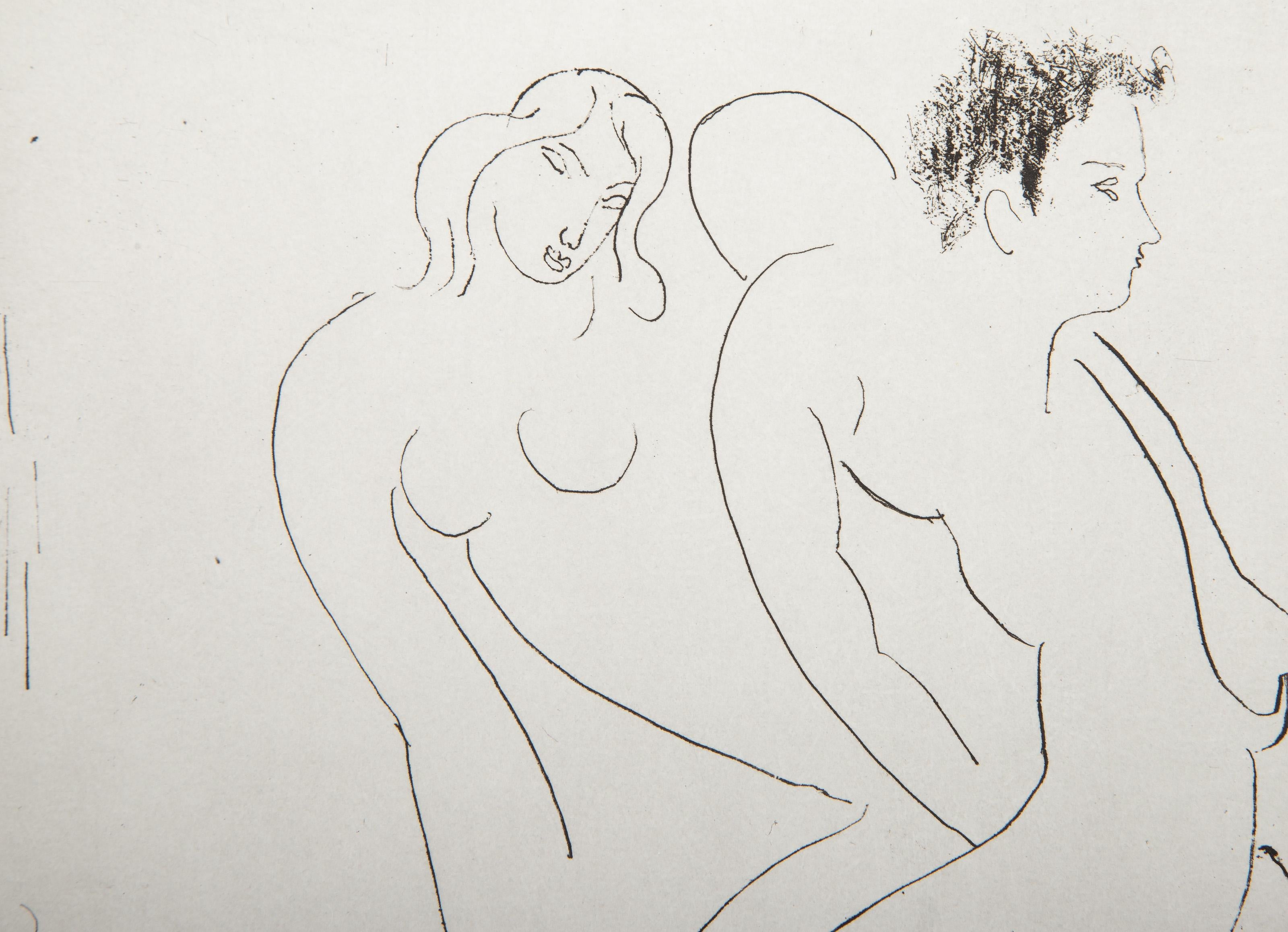 Nymph and Faun, Etching by Henri Matisse For Sale 1