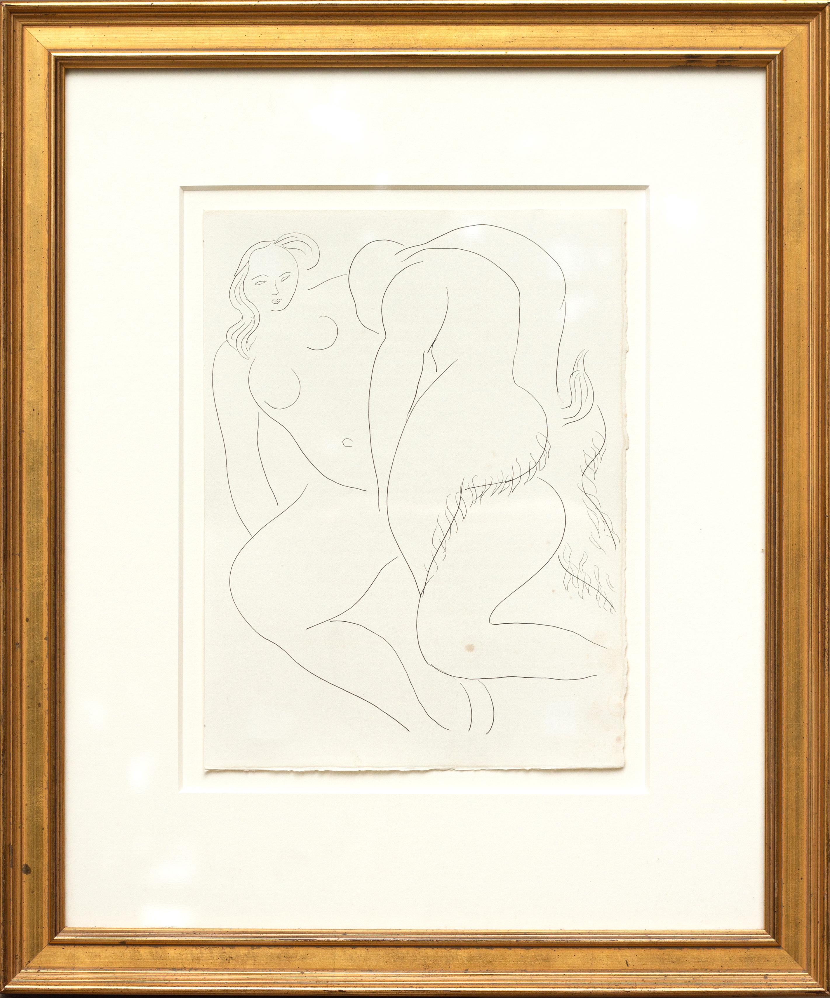 Nymphe et Faune - Print by Henri Matisse