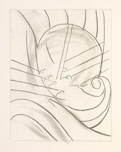 Ship from James Joyce's Ulysses, gravure au fond tendre d'Henri Matisse