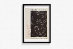 Original 1970 exhibition poster was created for Henri Matisse’s Œuvre Gravé