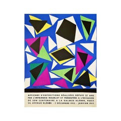 Manifesto originale della mostra di Henri Matisse Centenaire de l'Imprimerie Mourlot
