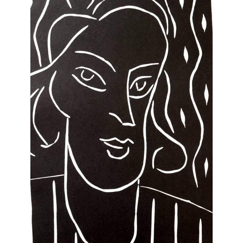  Original-Linolschnitt - Henri Matisse - Teeny  im Angebot 1