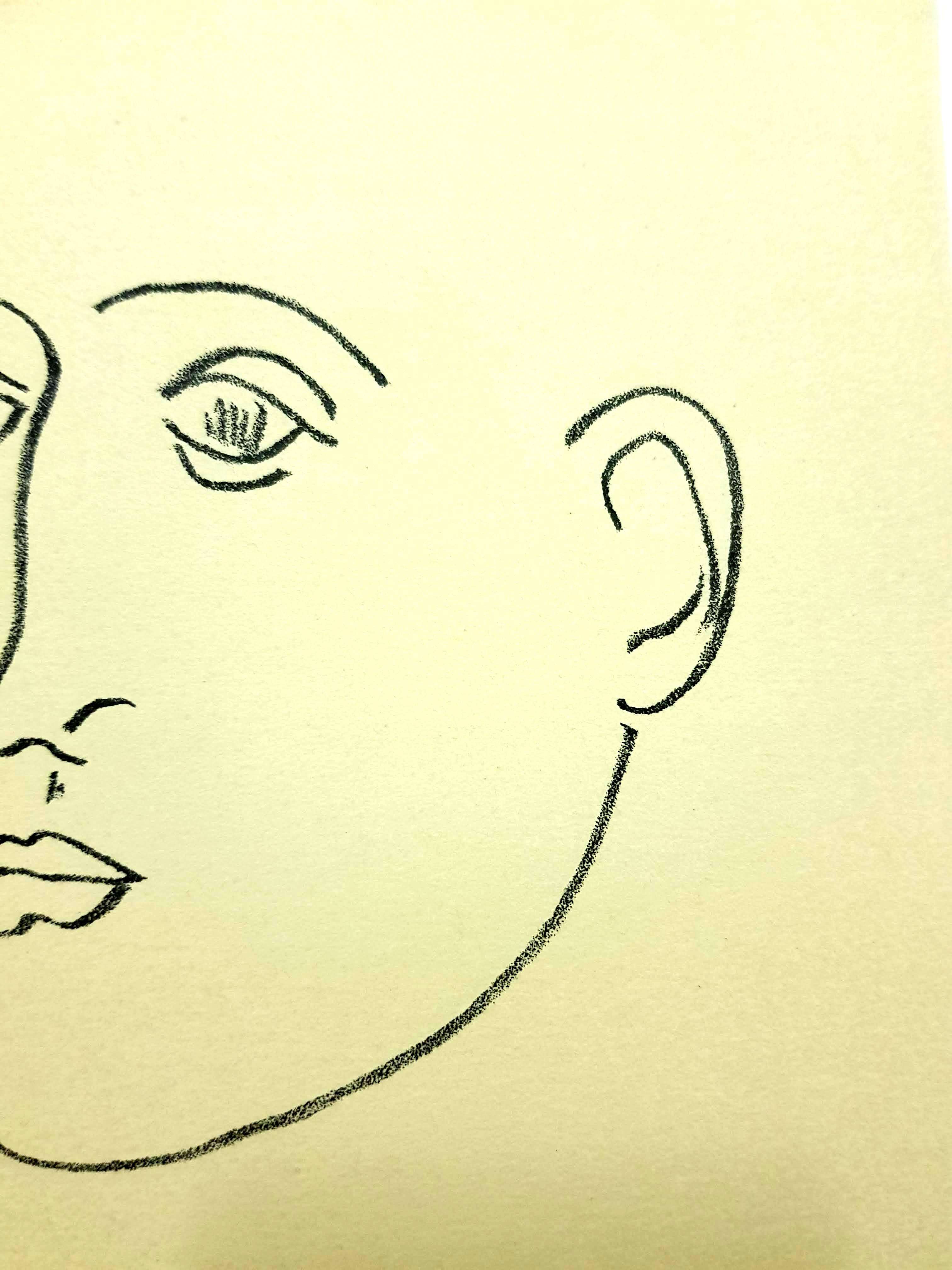  Original Lithograph - Henri Matisse - Apollinaire For Sale 1