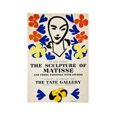 Original Poster The Arts Council -The Sculpture of Matisse 1953 The Tate Gallery