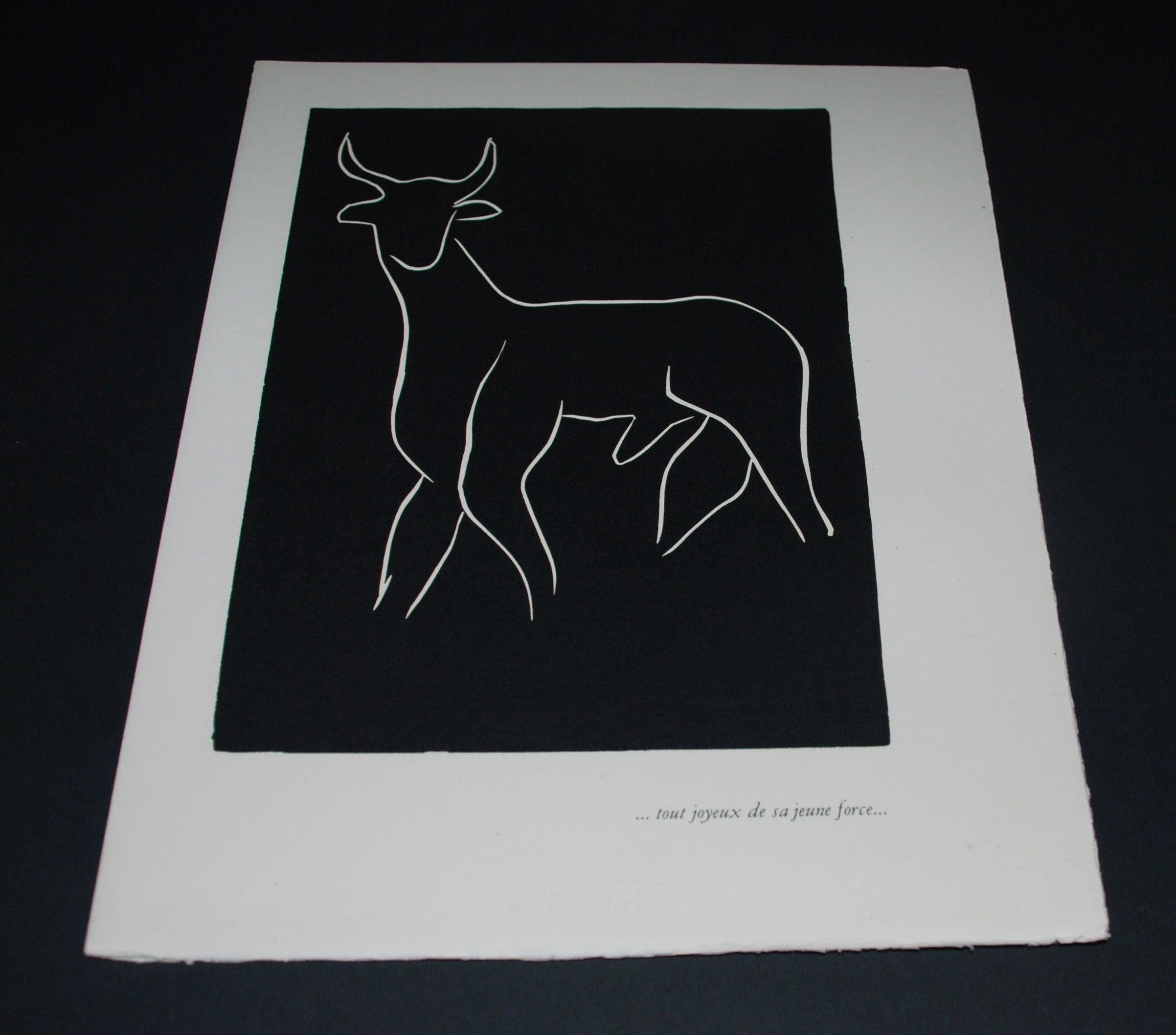 Pasiphae Plate 10: Tout joyeux de sa jeune force - Print by Henri Matisse