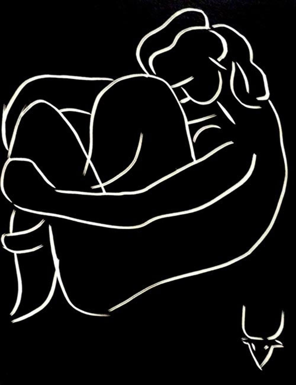 Henri Matisse Figurative Print – Pasiphae-Teller 12: Seule, au pied du grand caroubier