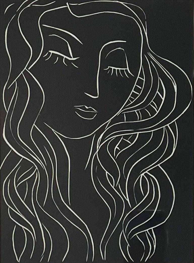 Pasiphae Plate 5: Dors, Dormeuse aux Longs Cils - Print by Henri Matisse