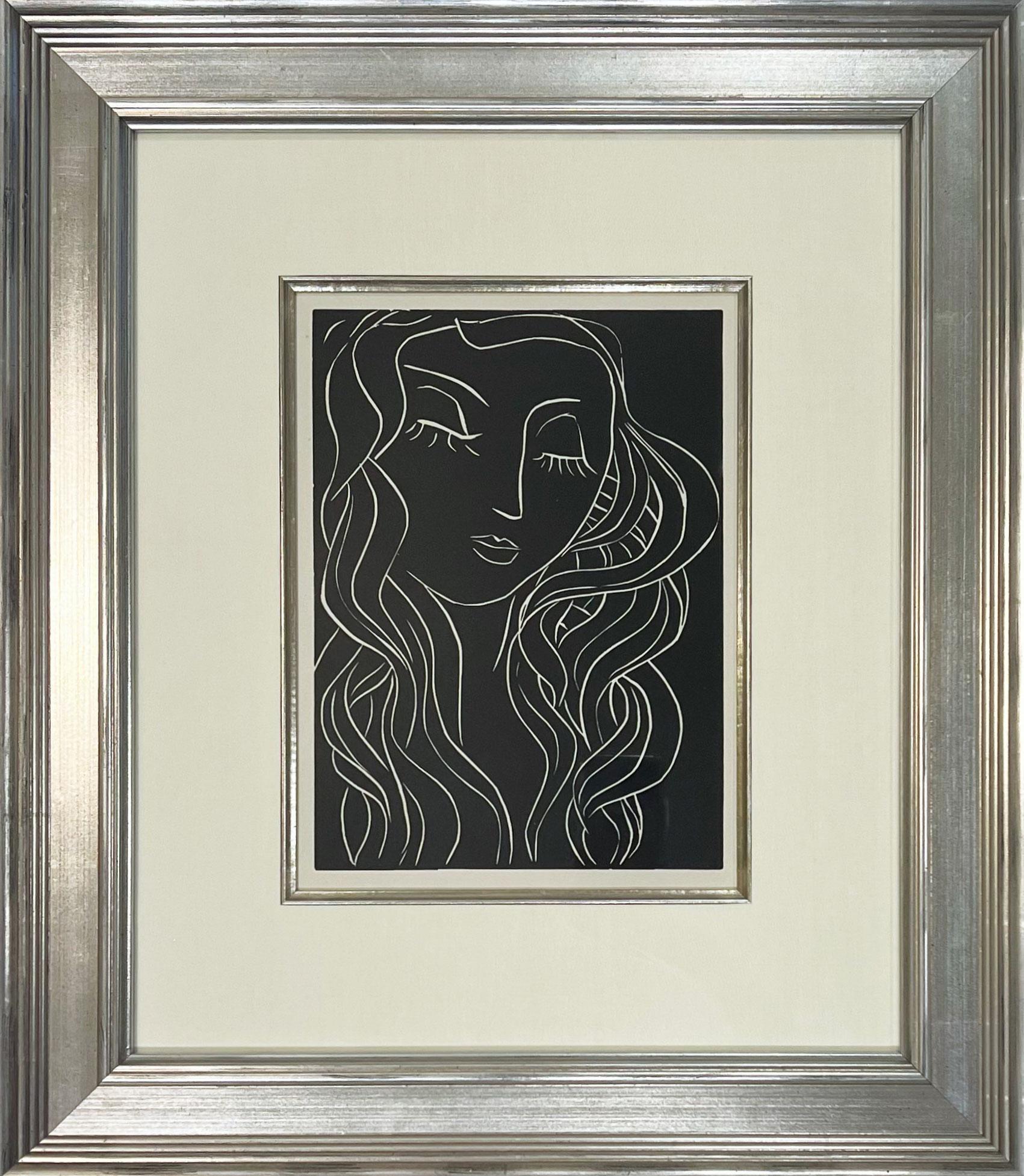 Henri Matisse Figurative Print - Pasiphae Plate 5: Dors, Dormeuse aux Longs Cils