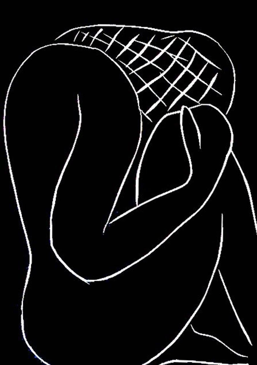 Henri Matisse Figurative Print - Plate 14: Ténèbres de moi-meme, je m'abandonne à vous