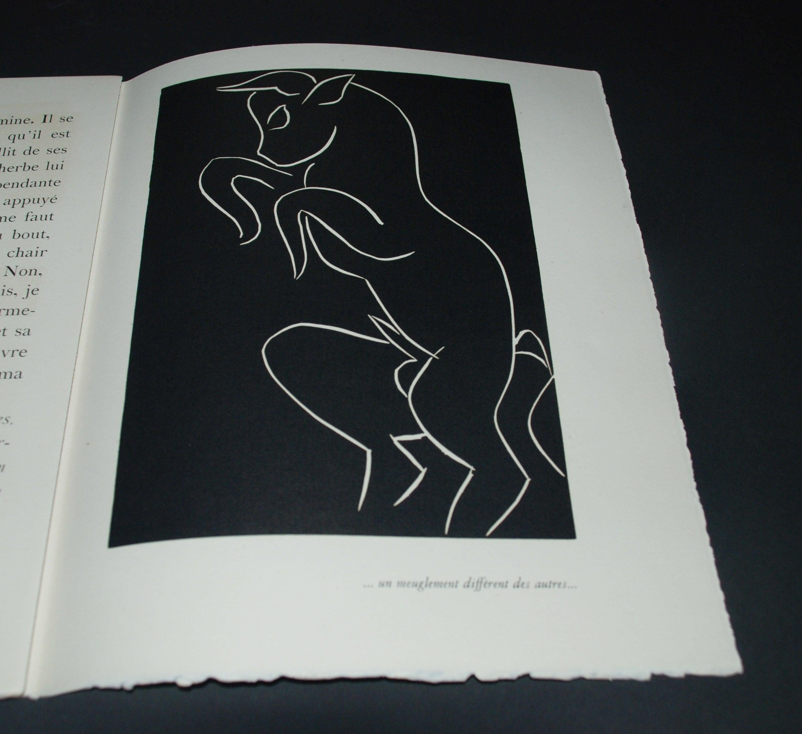 Plate 15: Un Meuglement Different des Autres (A Moo Different from Others) - Print by Henri Matisse