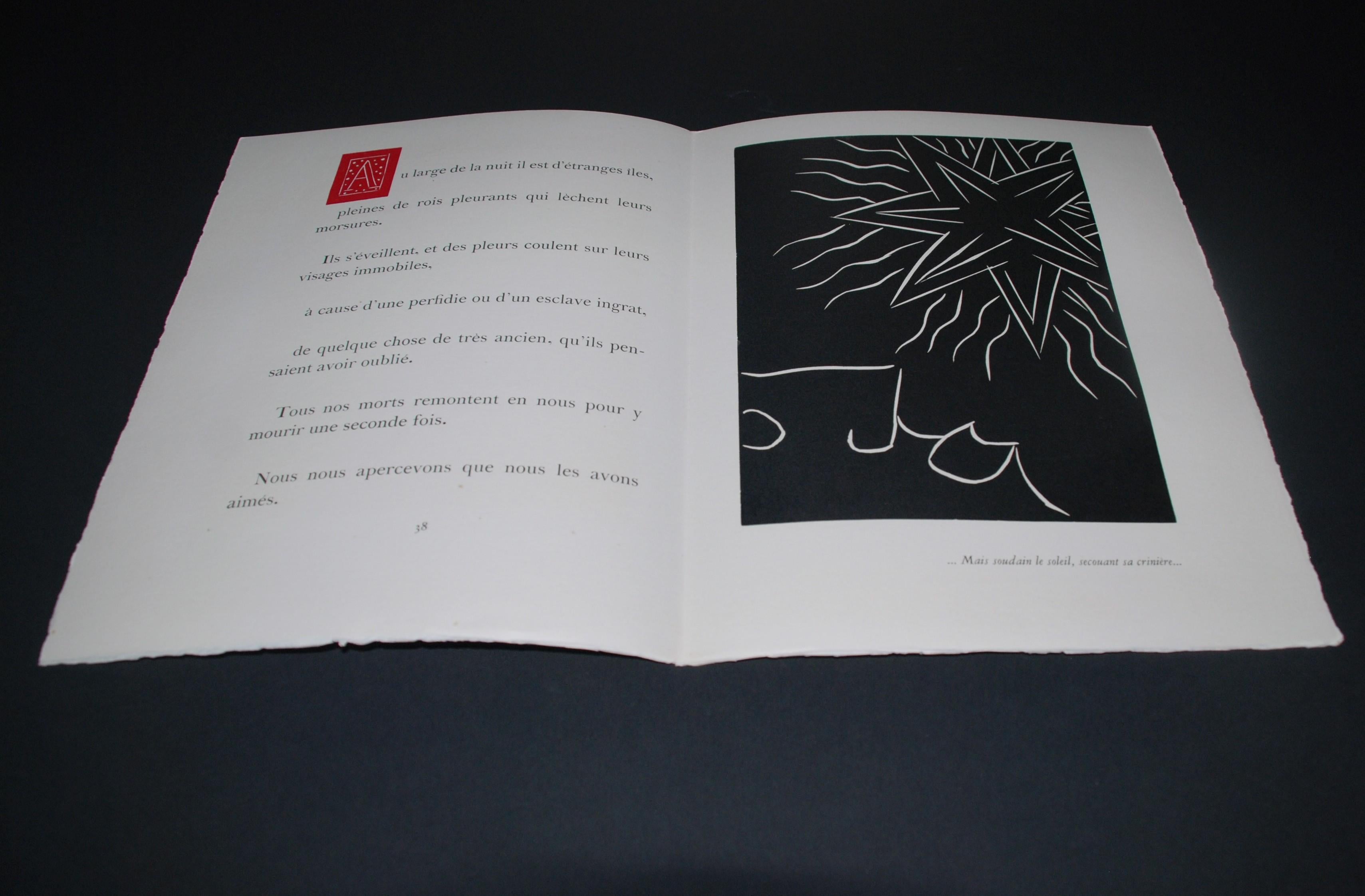 Plate 6: Mais Soudain le Soleil, Secouant sa Criniere, from Pasiphae - Modern Print by Henri Matisse