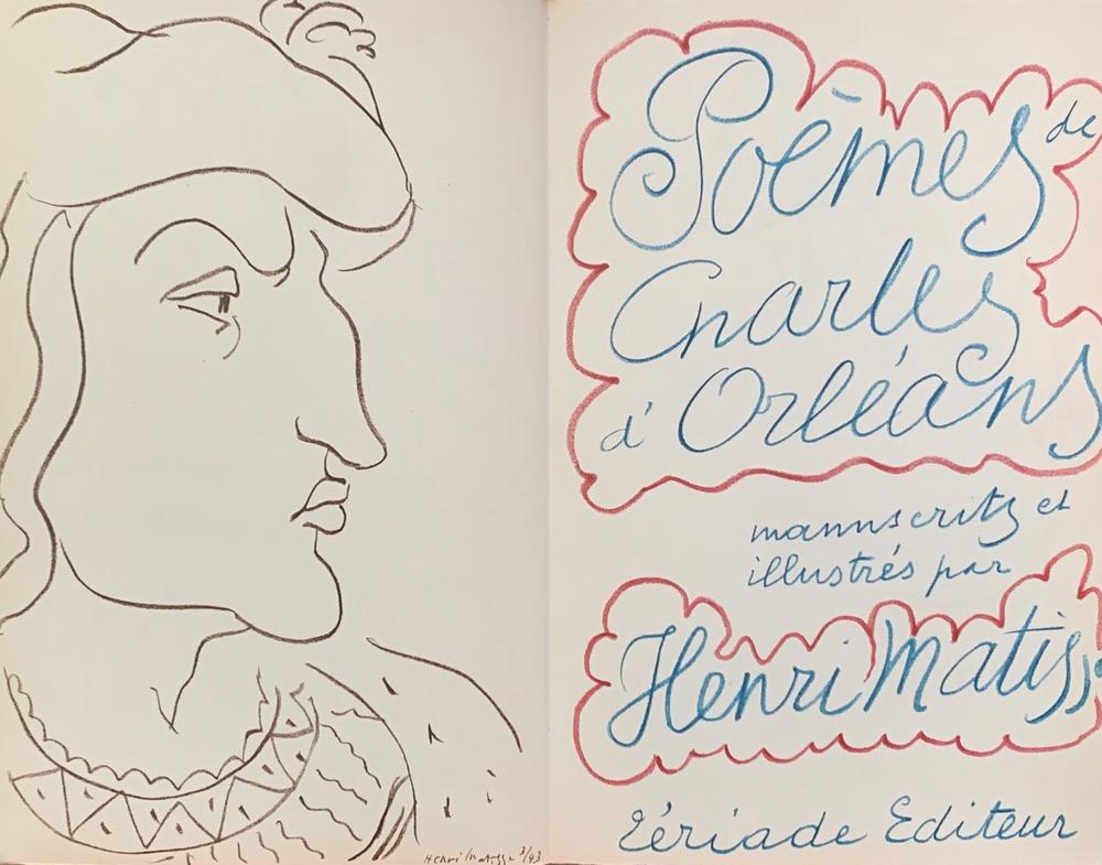 Henri Matisse Figurative Print - Poemes de Charles d'Orleans