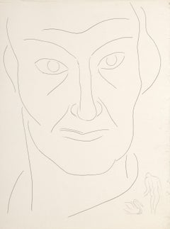 Portrait of Baudelaire, Etching Paper by Henri Matisse