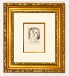 Portrait of Mlle. Marguerite Matisse (Cinquante Dessins)
