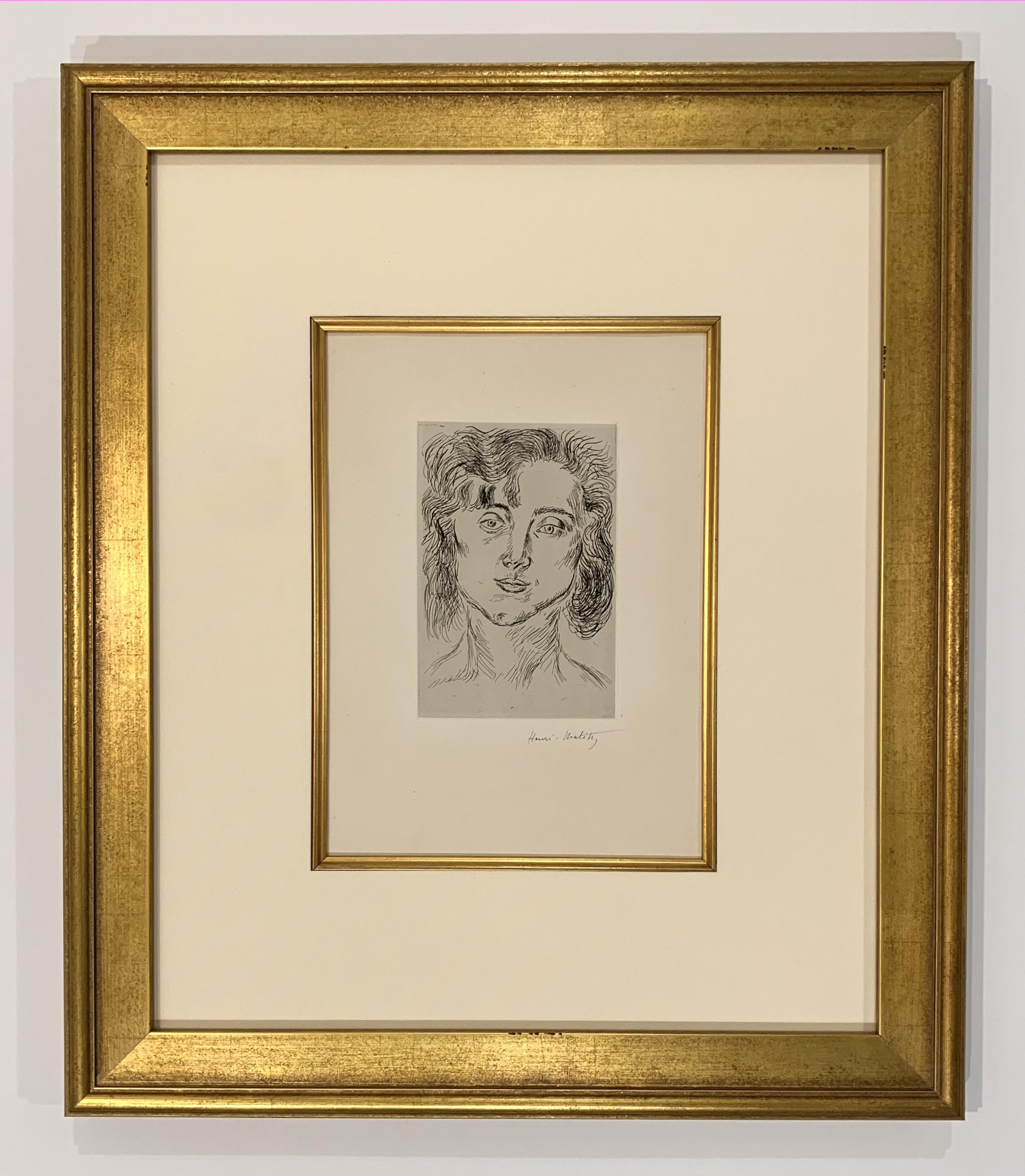 Artista: Henri Matisse
Medio: Grabado original
Título: Retrato de Mlle. Marguerite Matisse
Portafolio: Cinquante Dessins
Firmado: Firmado a mano con tinta
Año: 1920
Edición: 1000
Enmarcado Tamaño: 20