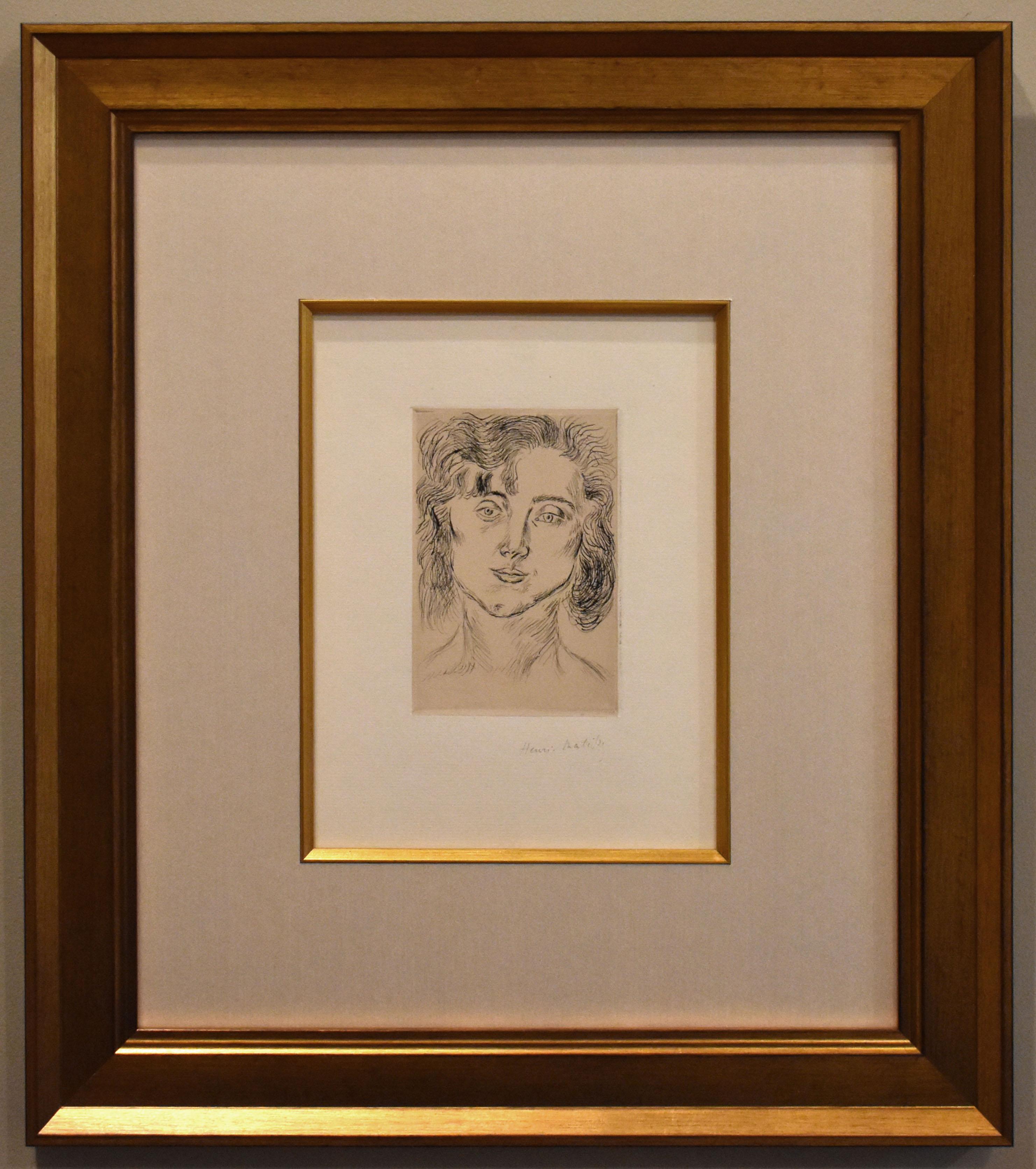 Henri Matisse Portrait Print - Portrait of Mlle. Marguerite Matisse