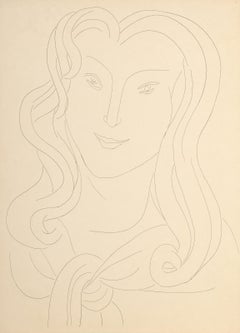 Portrait of Woman, Etching by Henri Matisse