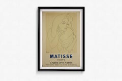 exhibition poster for Henri Matisse Galerie Dina Vierny in Paris