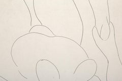 Reclining Female Nude, Modern Etching by Henri Matisse