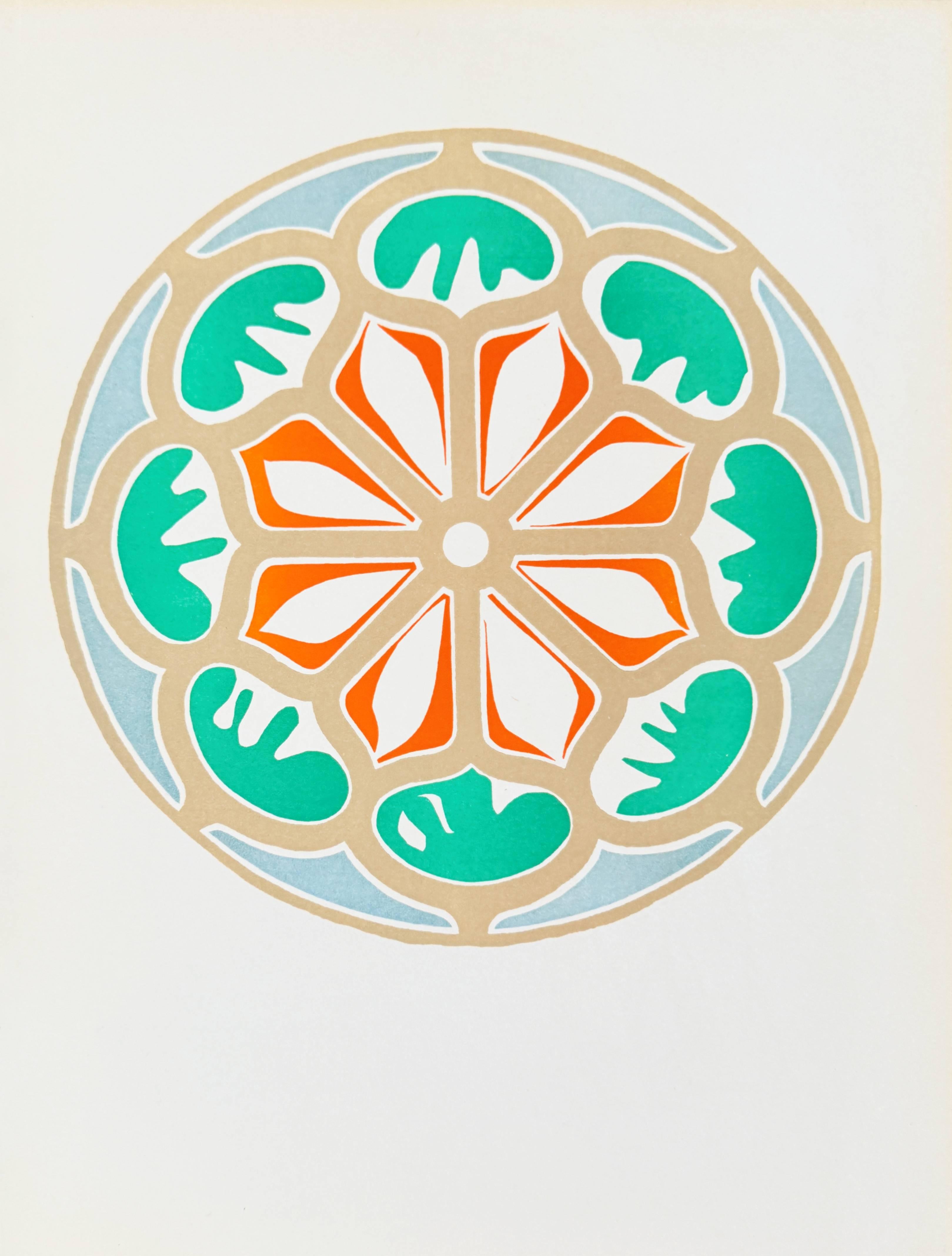 Print Henri Matisse - Rosace