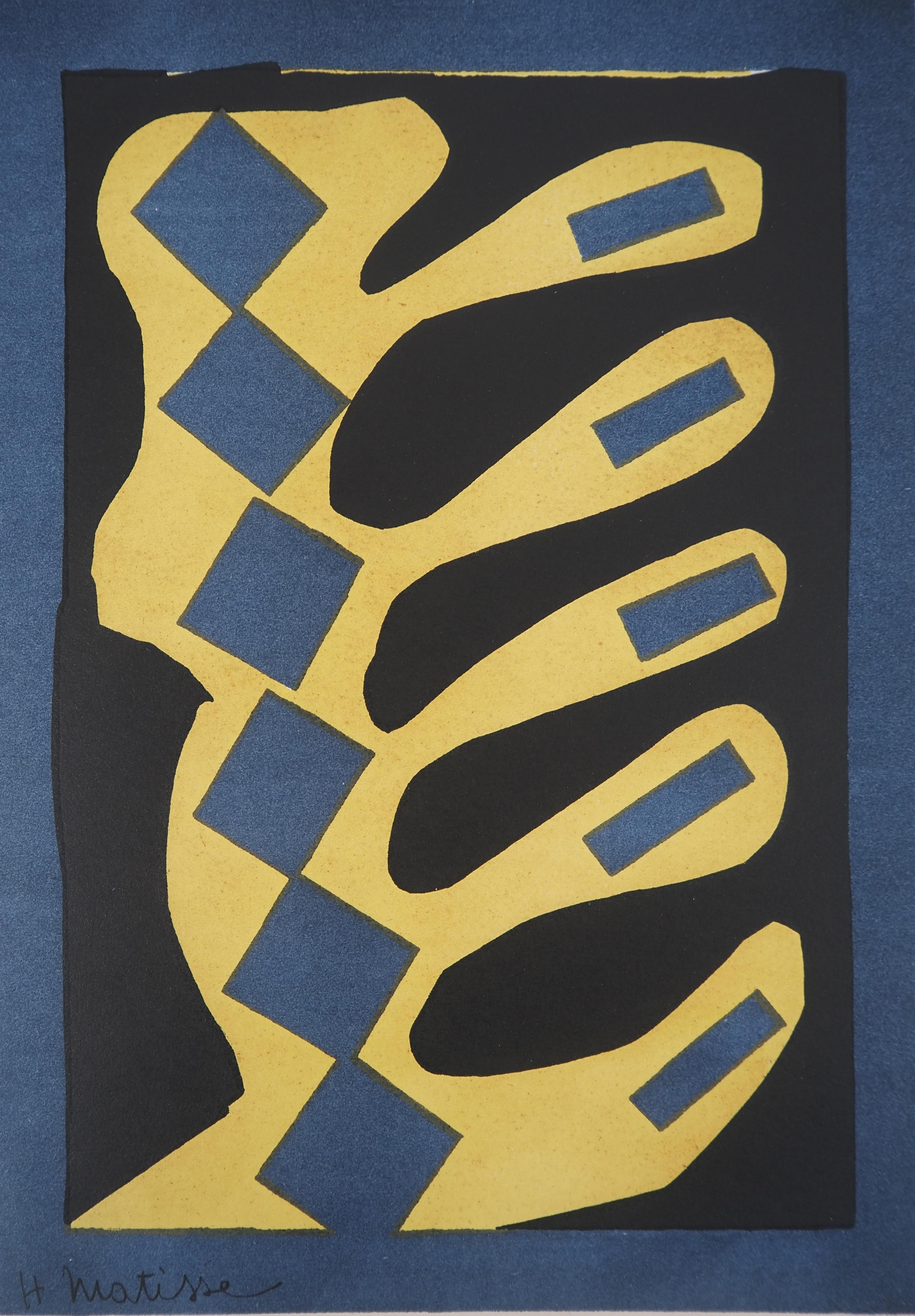Alghe nel ruscello - Litografia - San Lazzaro 1954 - Print Moderno di Henri Matisse