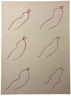 Singing birds from 'Ronsard. Florilège des Amours' Unframed