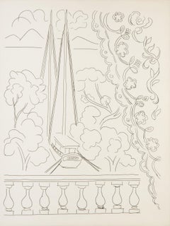 Soupir de las Poesías de Mallarme, aguafuerte impresionista de Henri Matisse