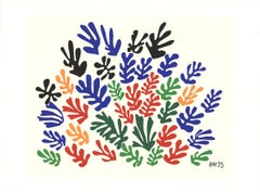 Spray of Leaves Serigraph, Matisse Cut-Outs, 2010, Unframed, 22x30