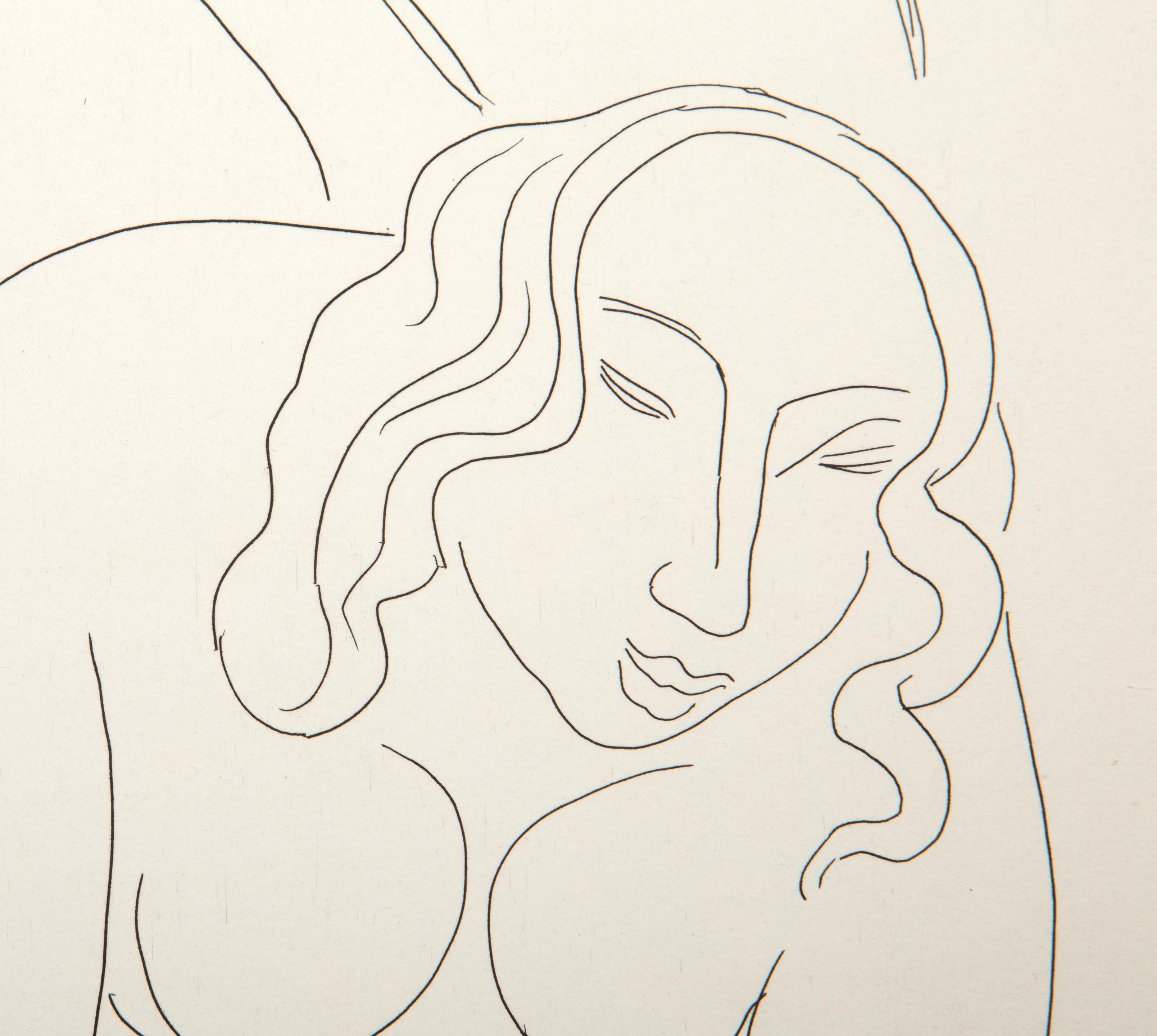 Stephane Mallarme II, gravure moderne d'Henri Matisse en vente 2