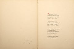 Stephane Mallarme Poesis Pg 143, Moderne Radierung von Henri Matisse