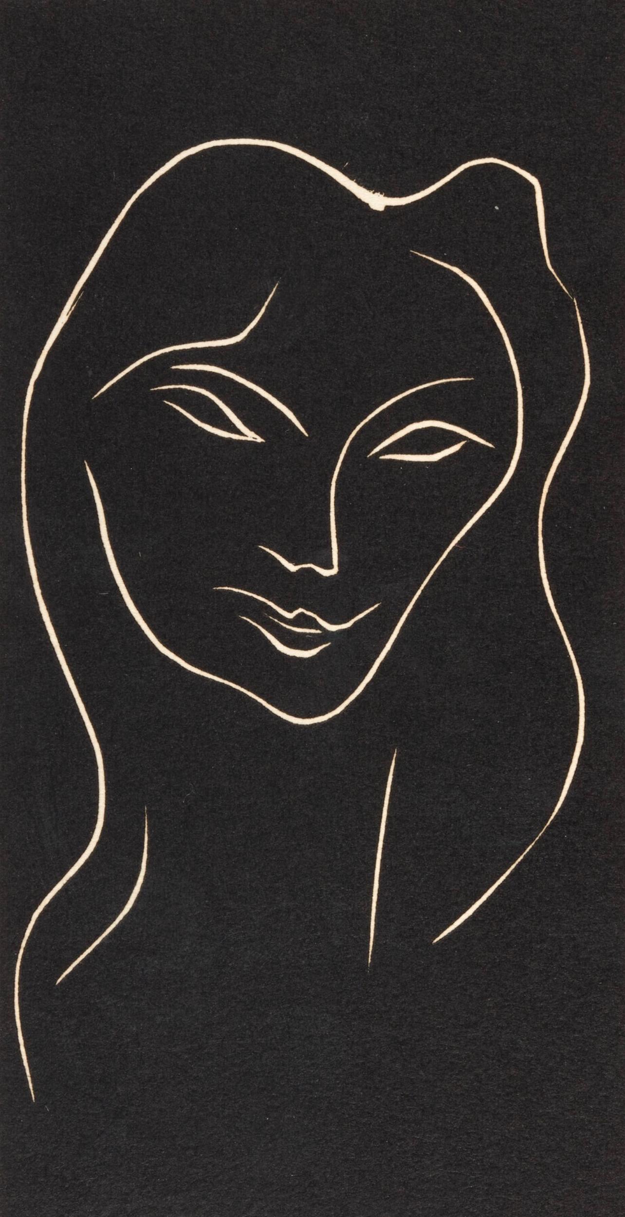 Tête de Femme (Duthuit 21), Le Poème pulvérisé, Henri Matisse For Sale 1