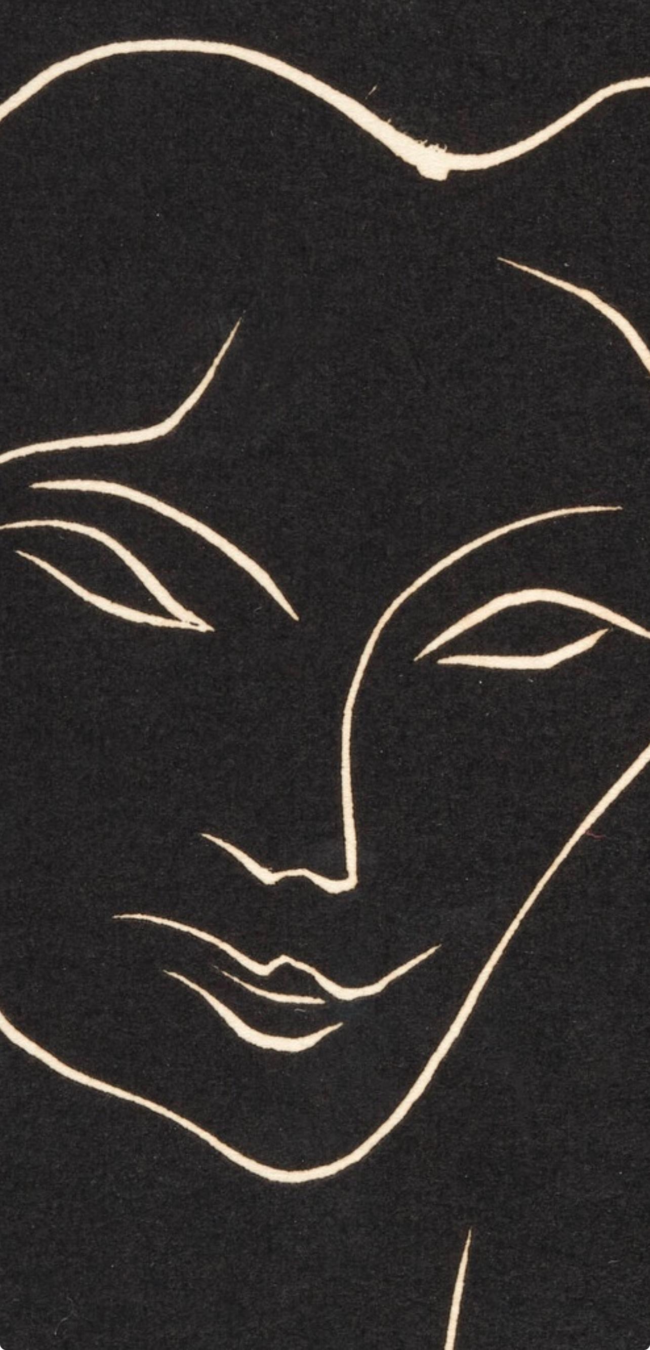 Tête de Femme (Duthuit 21), Le Poème pulvérisé, Henri Matisse For Sale 2