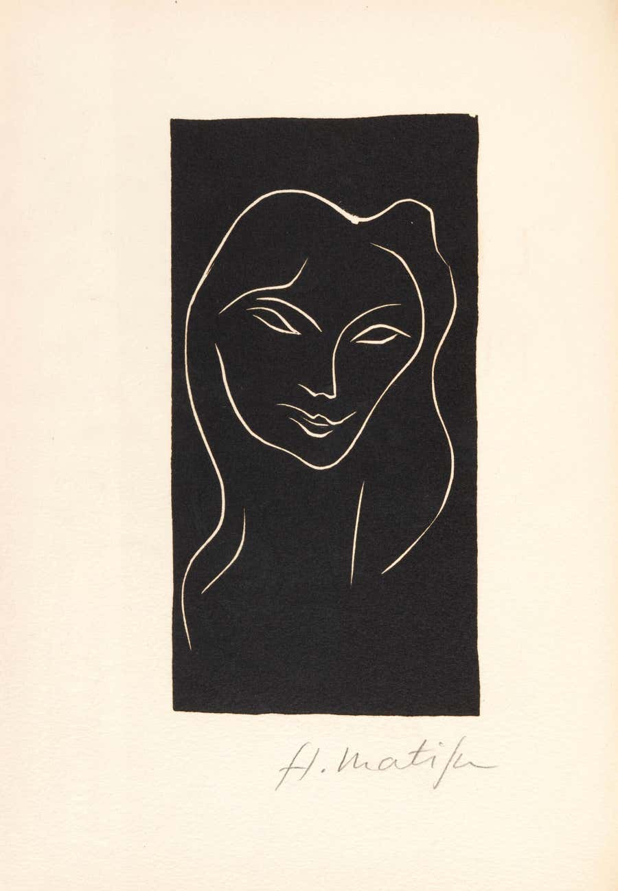 Tête de Femme (Duthuit 21), Le Poème pulvérisé, Henri Matisse