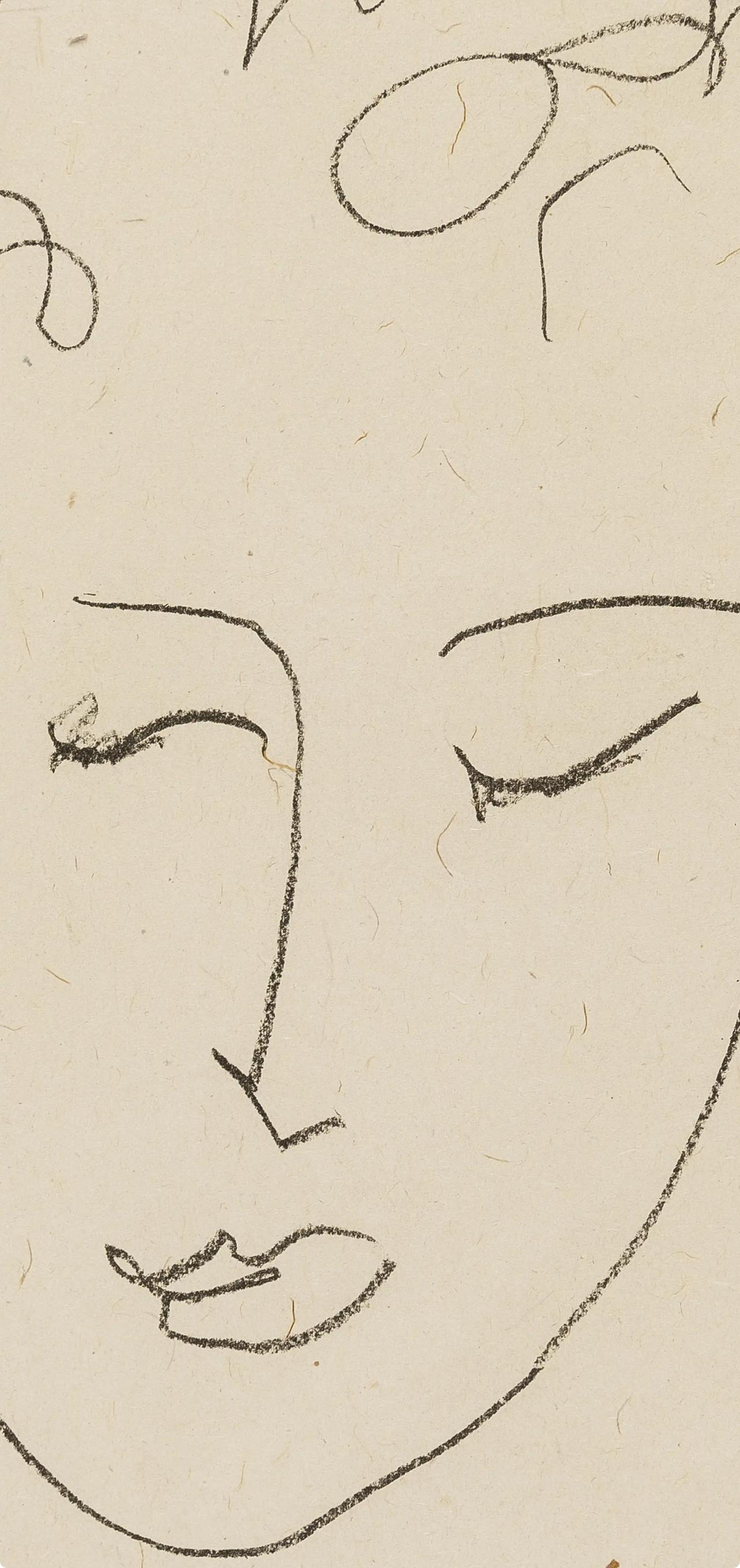 Tête de Femme (Duthuit 23), Pierres Levees, Poèmes, Henri Matisse For Sale 1