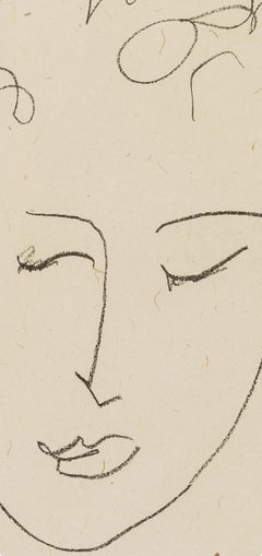 Tête de Femme (Duthuit 23), Pierres Levees, Poèmes, Henri Matisse
