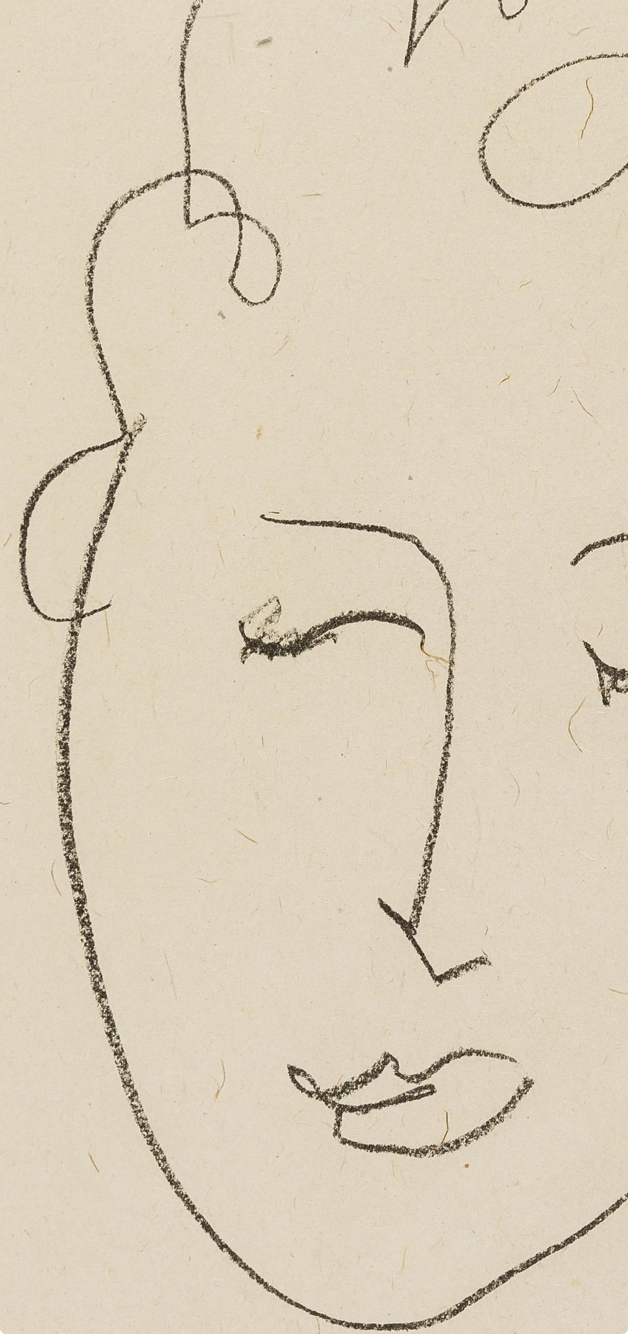 Tête de Femme (Duthuit 23), Pierres Levees, Poèmes, Henri Matisse For Sale 2