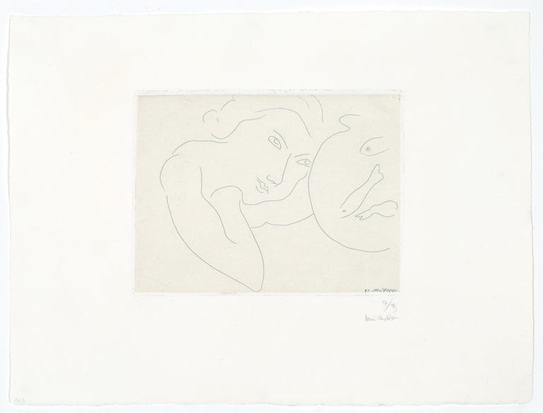 Henri Matisse - Tête penchée et Bocal de Poissons For Sale at 1stDibs