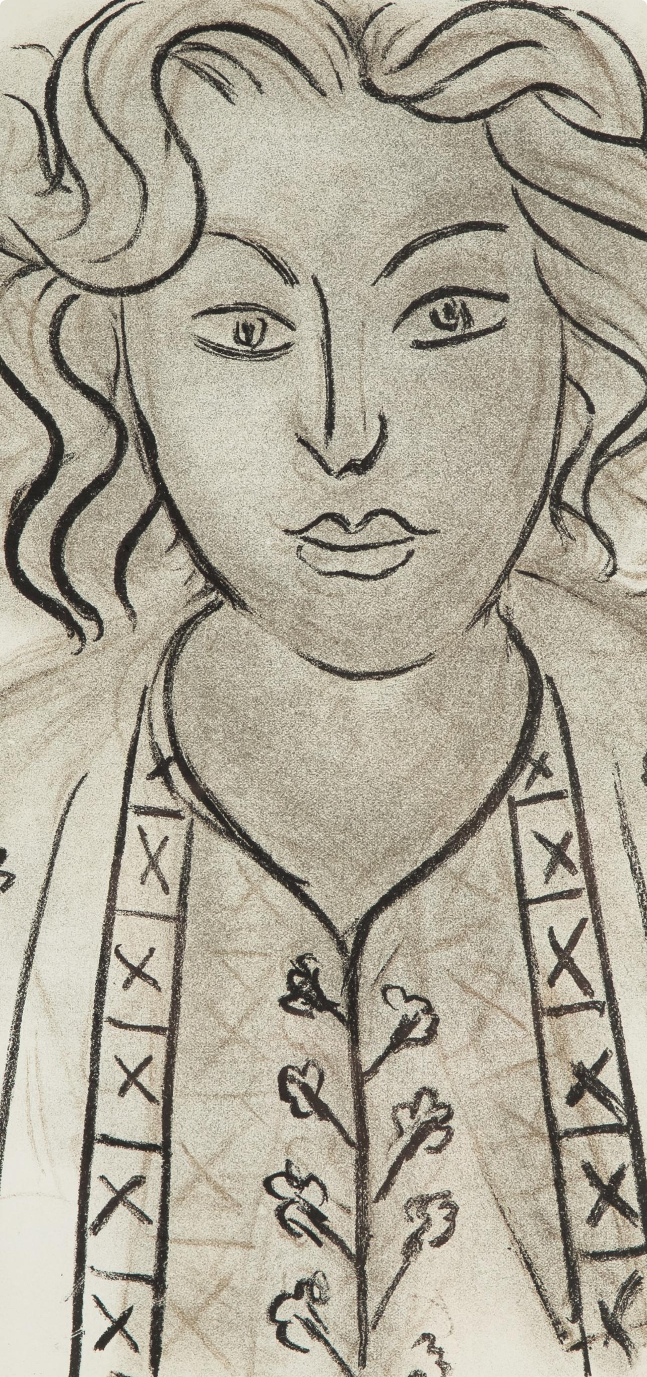 Tête, Verve: Revue Artistique et Littéraire - Print by Henri Matisse