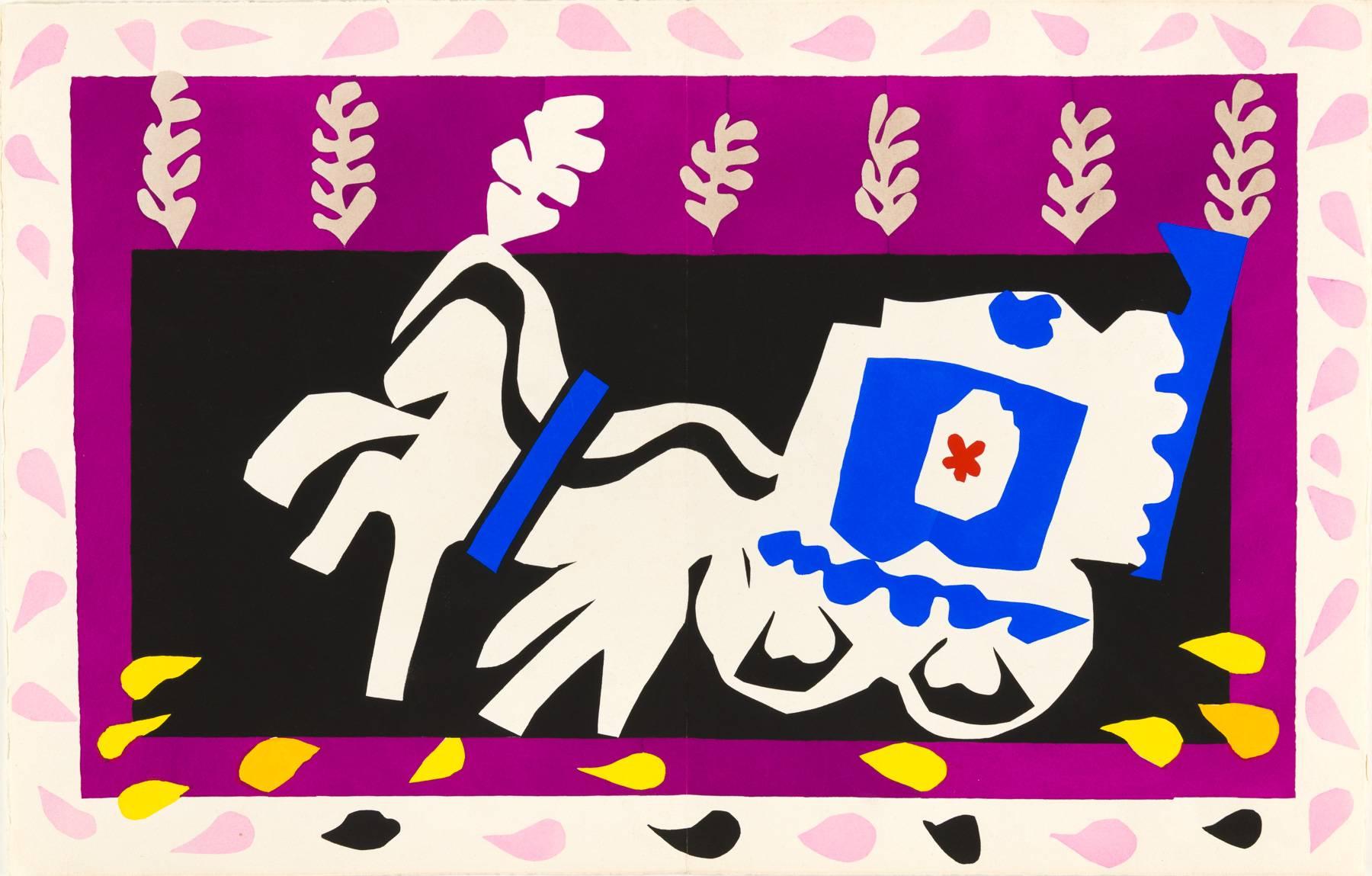 Henri Matisse Abstract Print - The Burial of Pierrot
