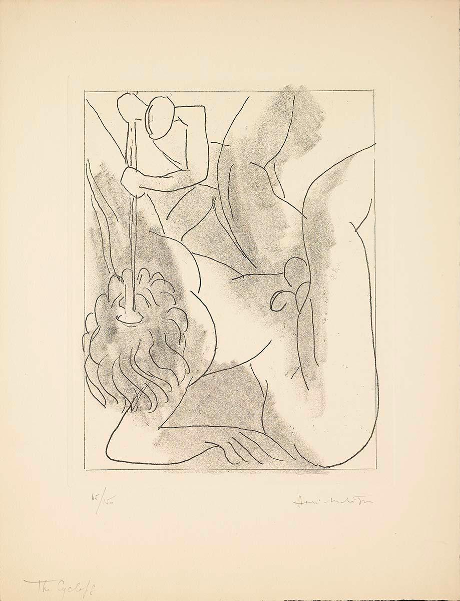 Henri Matisse Figurative Print - The Cyclops (Ulysses, PL.205)