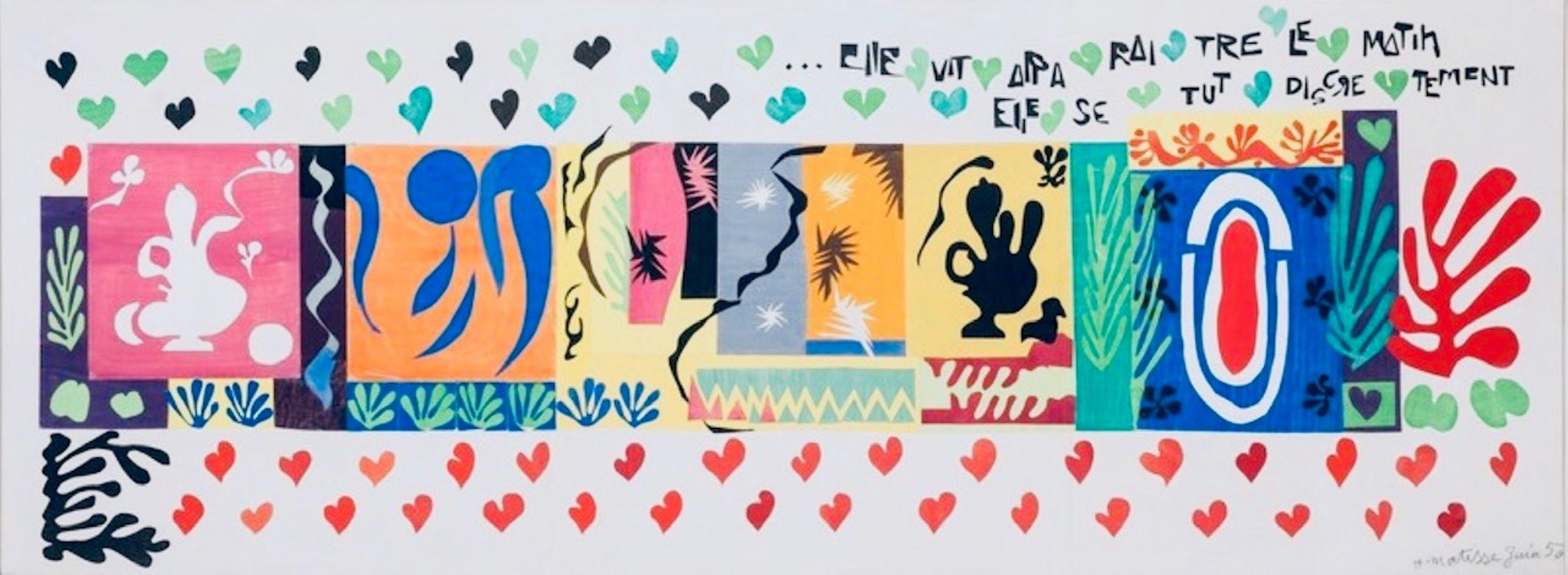 Henri Matisse Abstract Print - The Thousand And One Nights-3 Print Suite, Copyright 1984 Haddad's Fine Arts