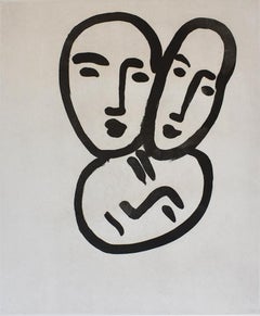 Three Heads; To Friendship (Masks of Apollinaire, Matisse and Rouveyre)