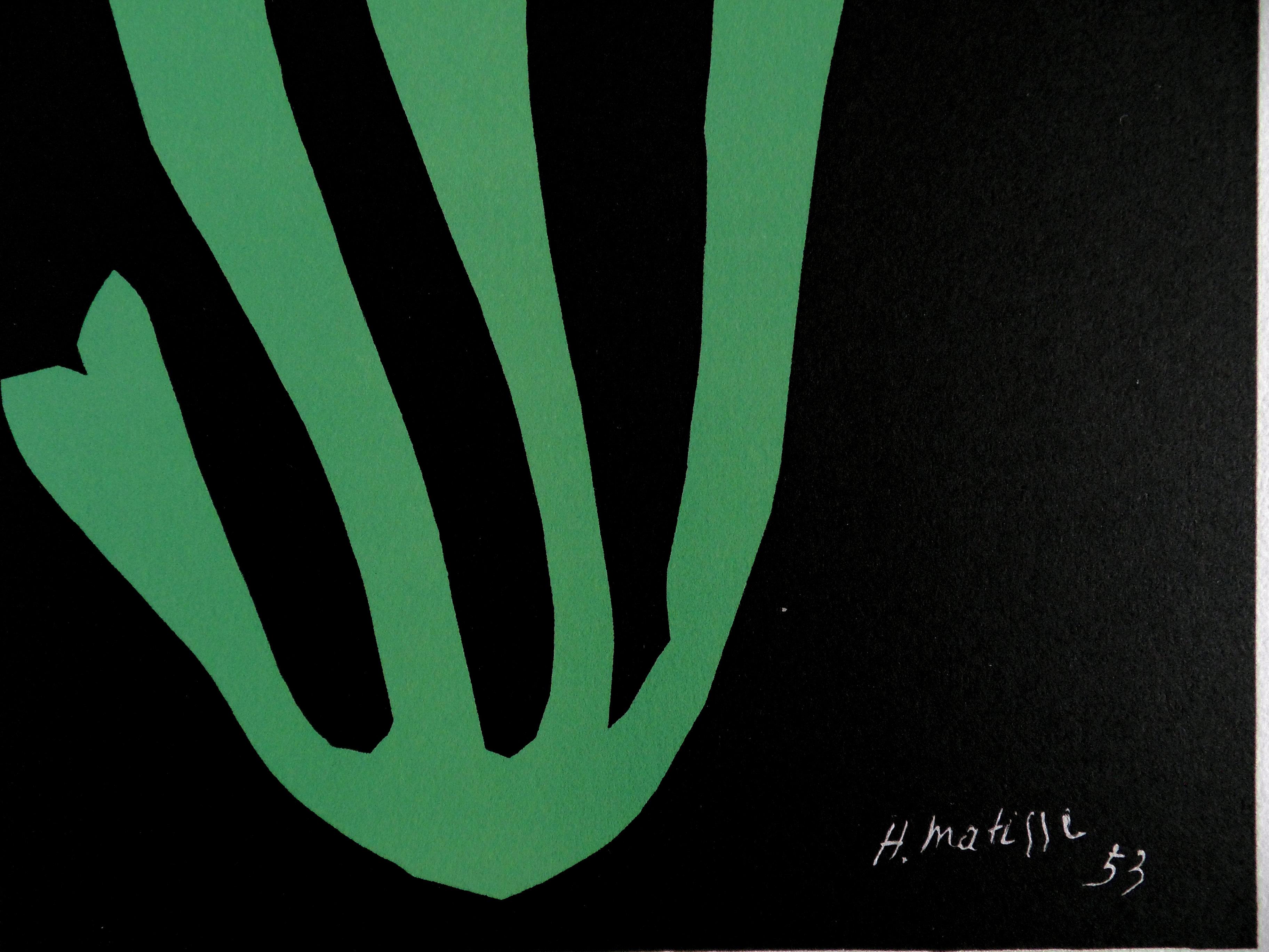 Tree - Stone lithograph - Mourlot 1965 - Print by Henri Matisse