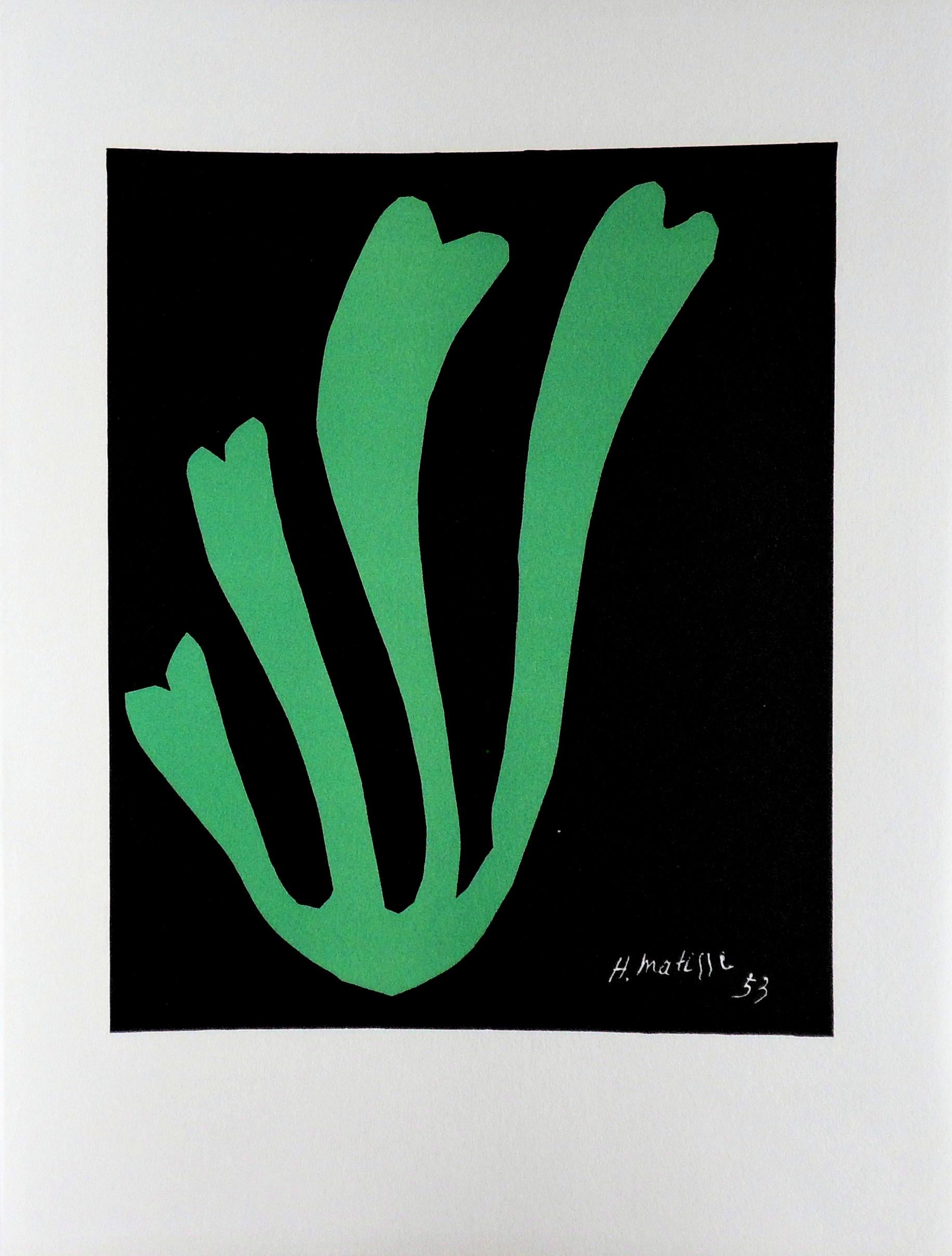 Henri Matisse Figurative Print - Tree - Stone lithograph - Mourlot 1965